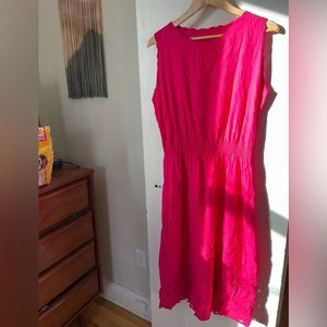 Vintage Fuchsia Handmade Dress